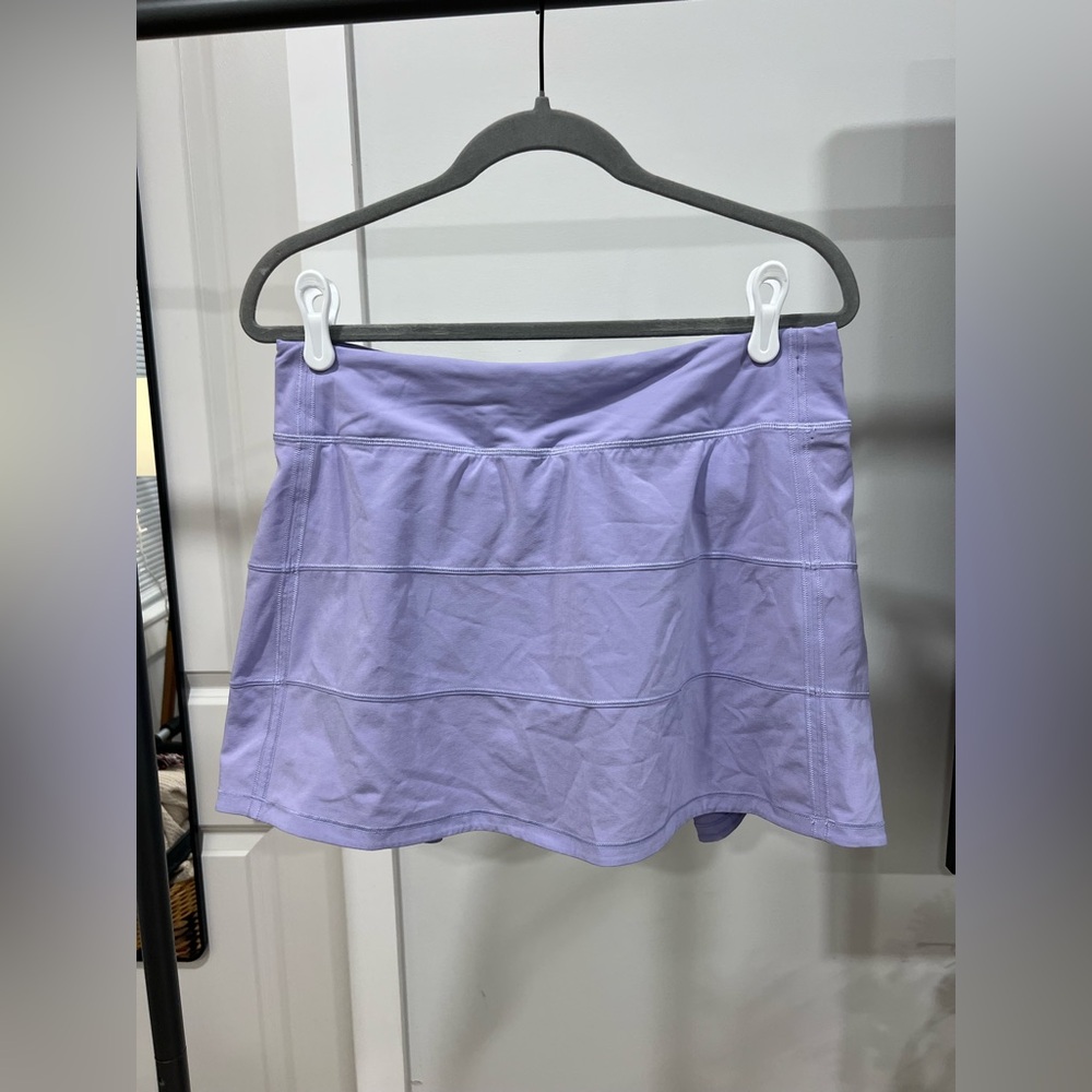 Women’s LULULEMON Lilac Smoke* Pace Rival Mid-Rise Skort Skirt - Picture 3 of 10